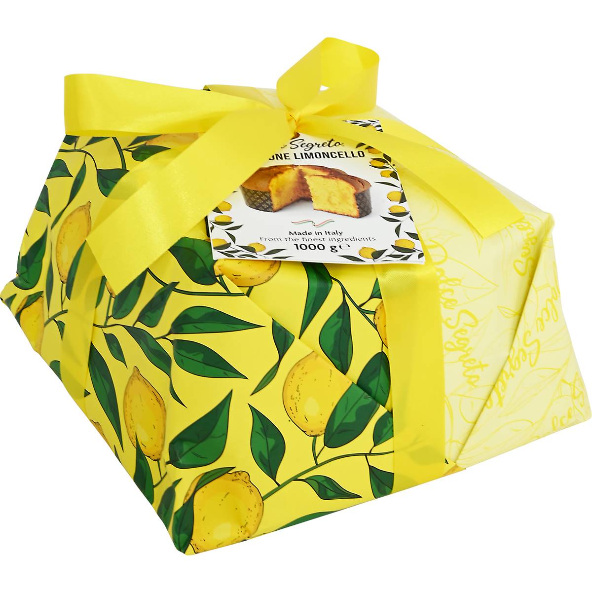 Dolce Segreto Limoncello Panettone Gift Wrapped