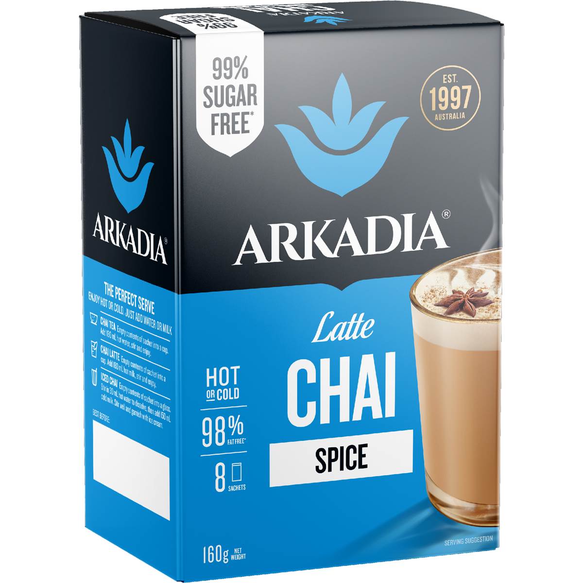 Calories in Arkadia Chai Tea Spice calcount
