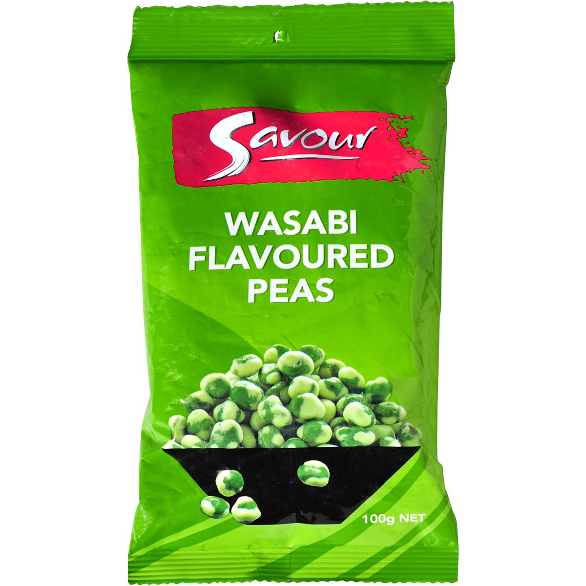 Calories in Savour Snacks Peas Wasabi Flavoured calcount