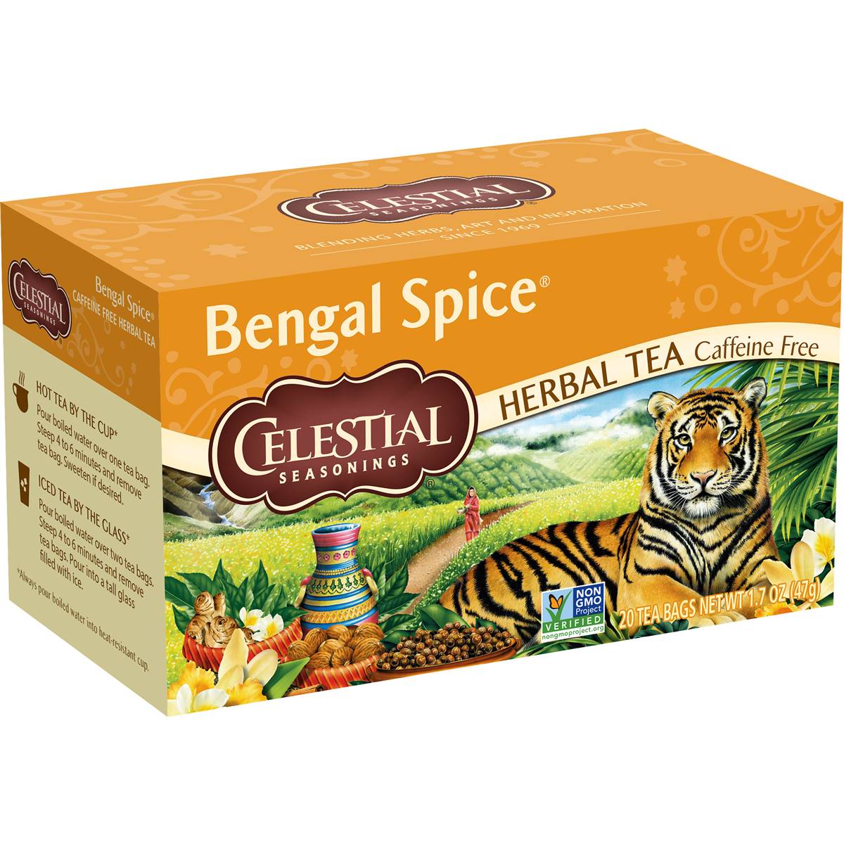 Celestial Seasonings Bengal Spice Herbal Tea Bags