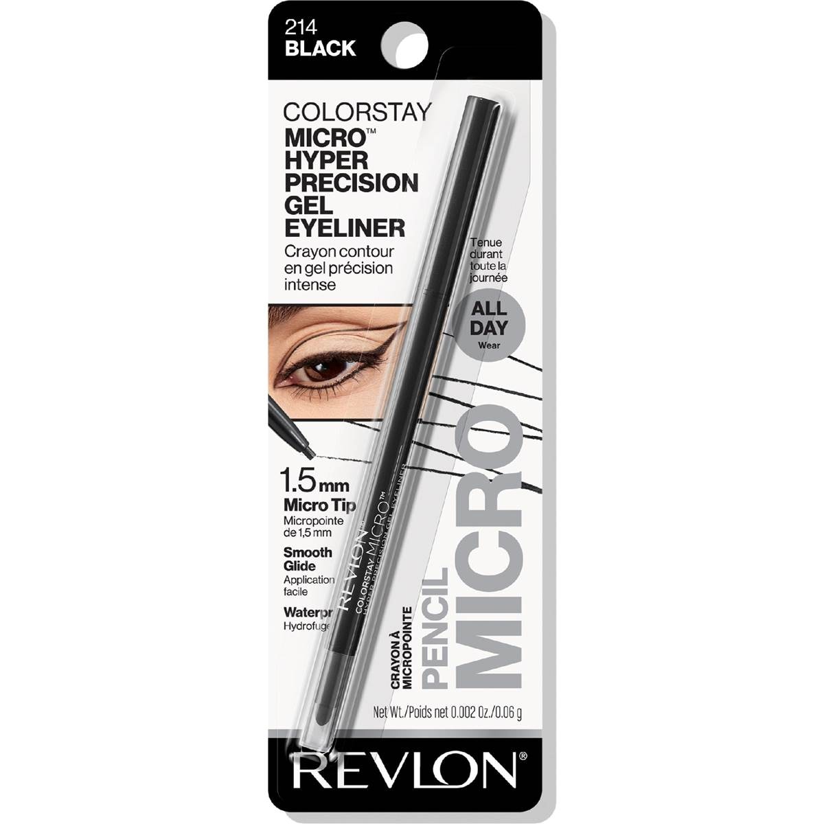 Revlon ColorStay Micro Hyper Precision Gel Liner Black each