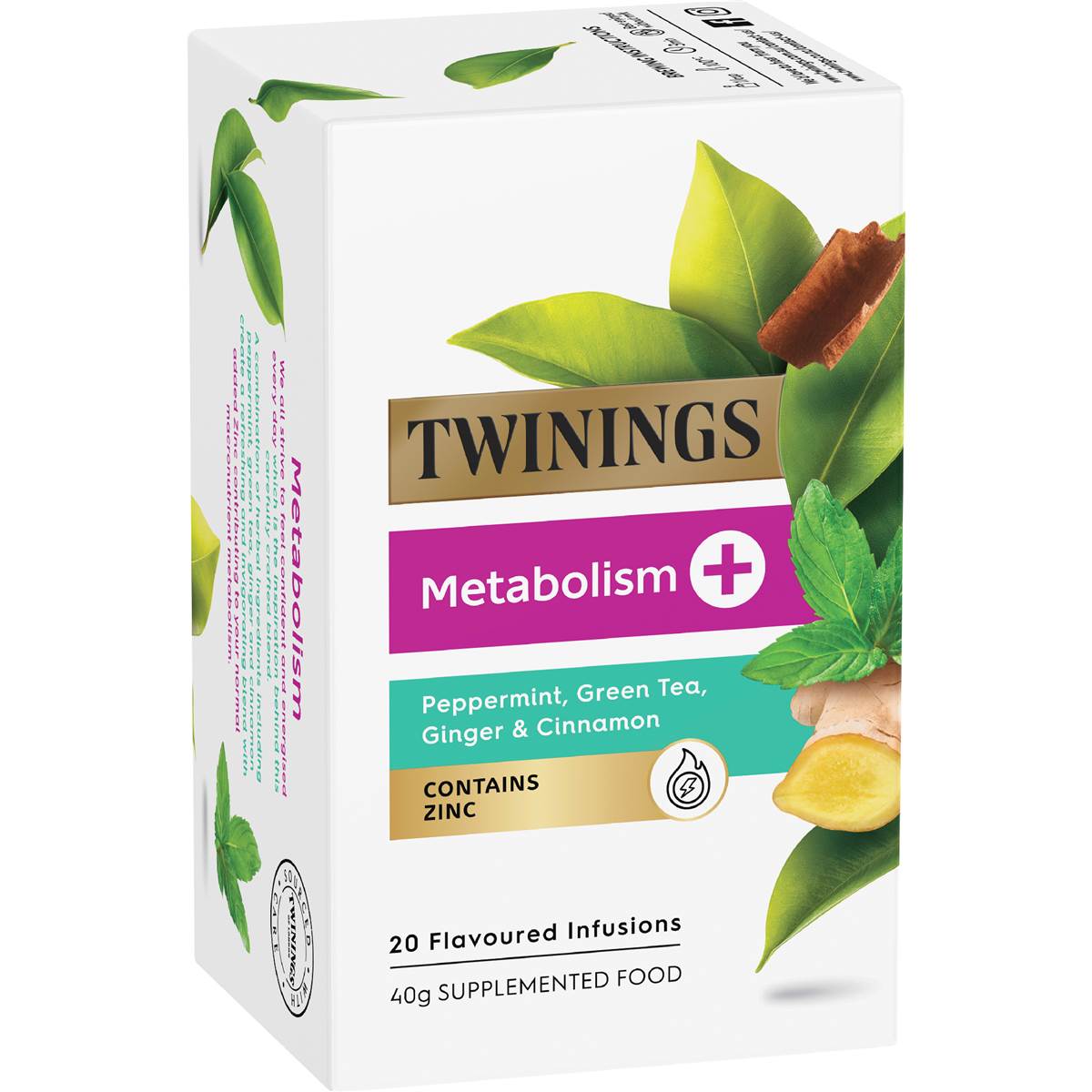 Twinings Live Well Metabolism+ Flavoured Infusions 20 pack
