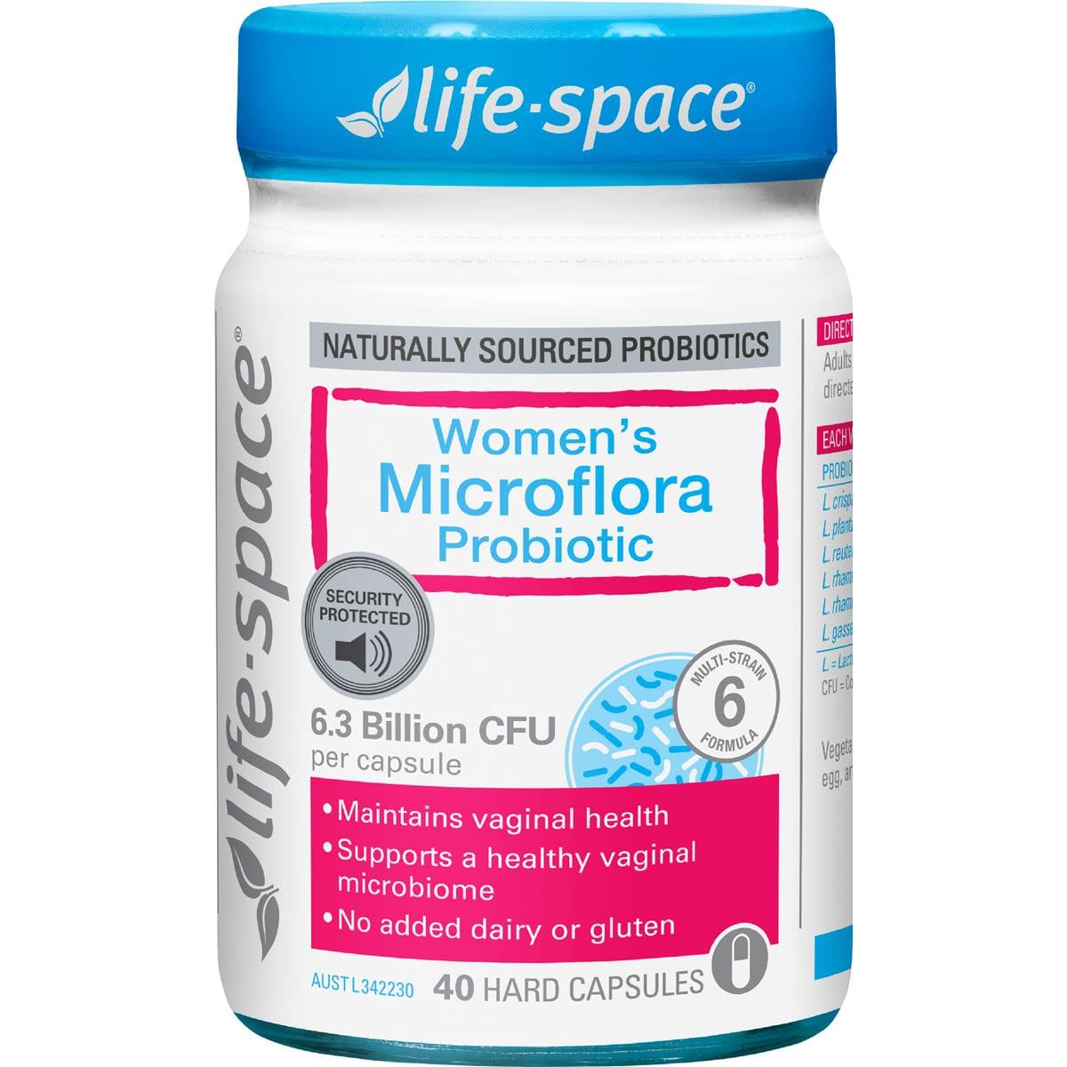 Life-Space Women's Microflora Probiotic Hard Capsules 40 pack