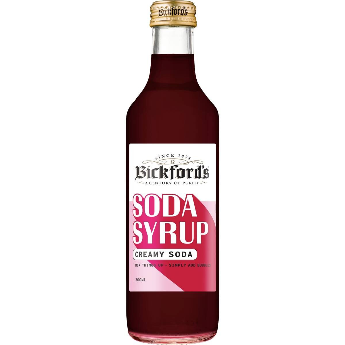 Calories in Bickford's Soda Syrup Creamy Soda