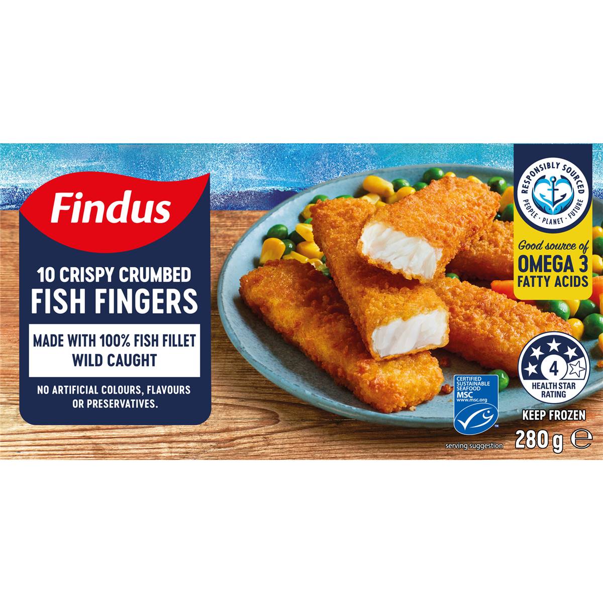 Findus Crumbed Fish Fingers 10 pack