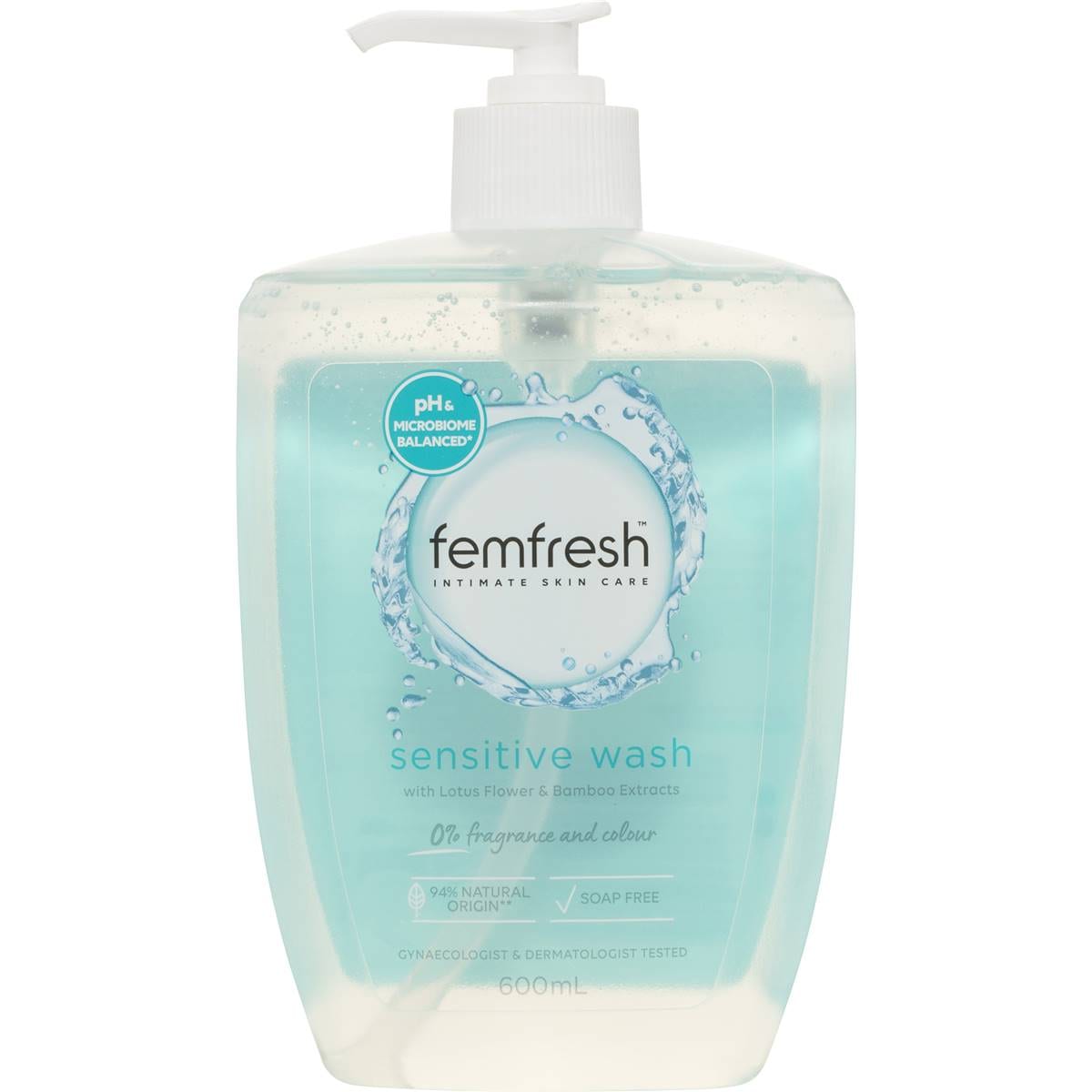 Femfresh Sensitive Wash 600mL