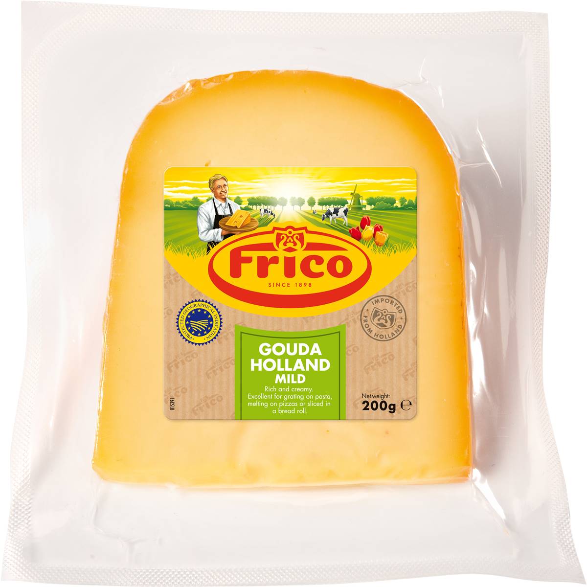 Calories In Frico Mild Edam Cheese Wedge Calcount