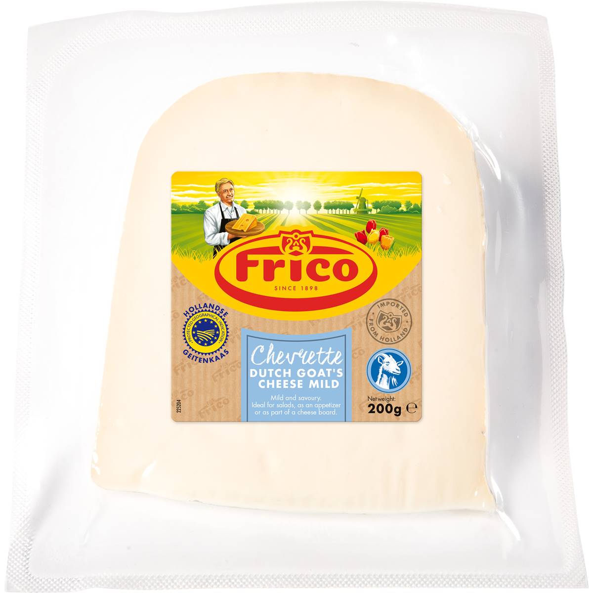 Calories in Frico Dutch Goat's Cheese Mild Cheese Wedge