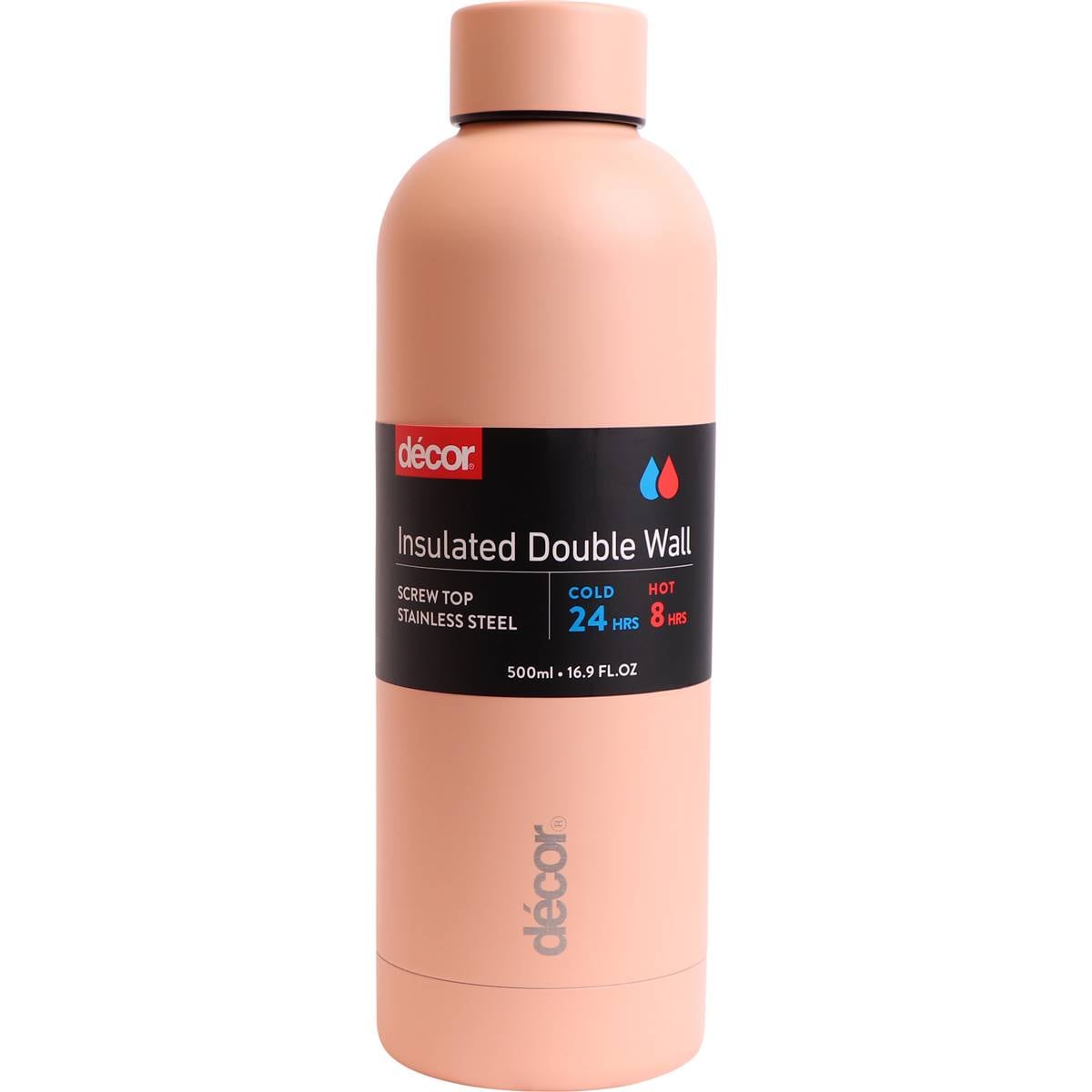 Decor Insulated Snap N Seal Bottle Assorted 500mL each