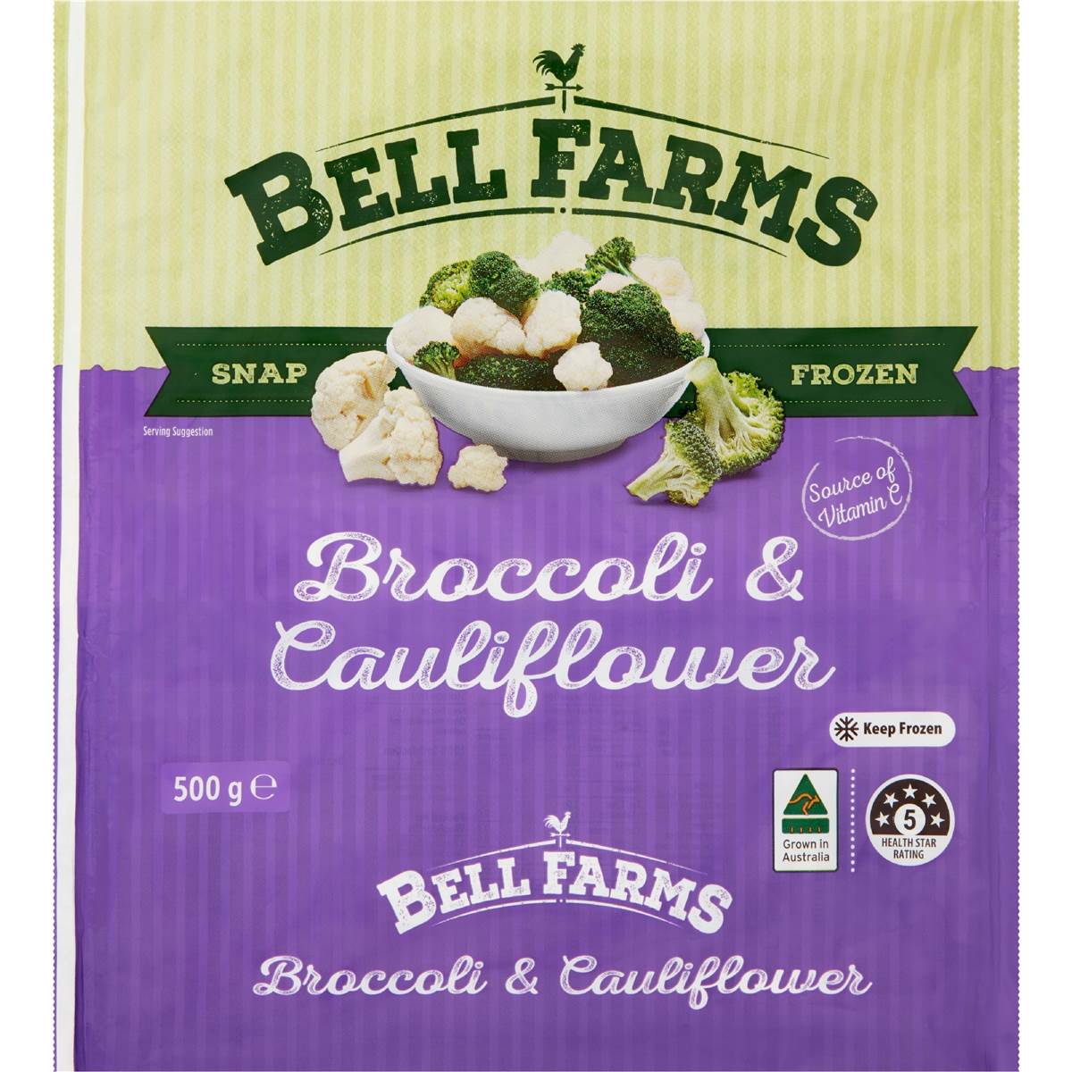 Bell Farms Frozen Broccoli & Cauliflower