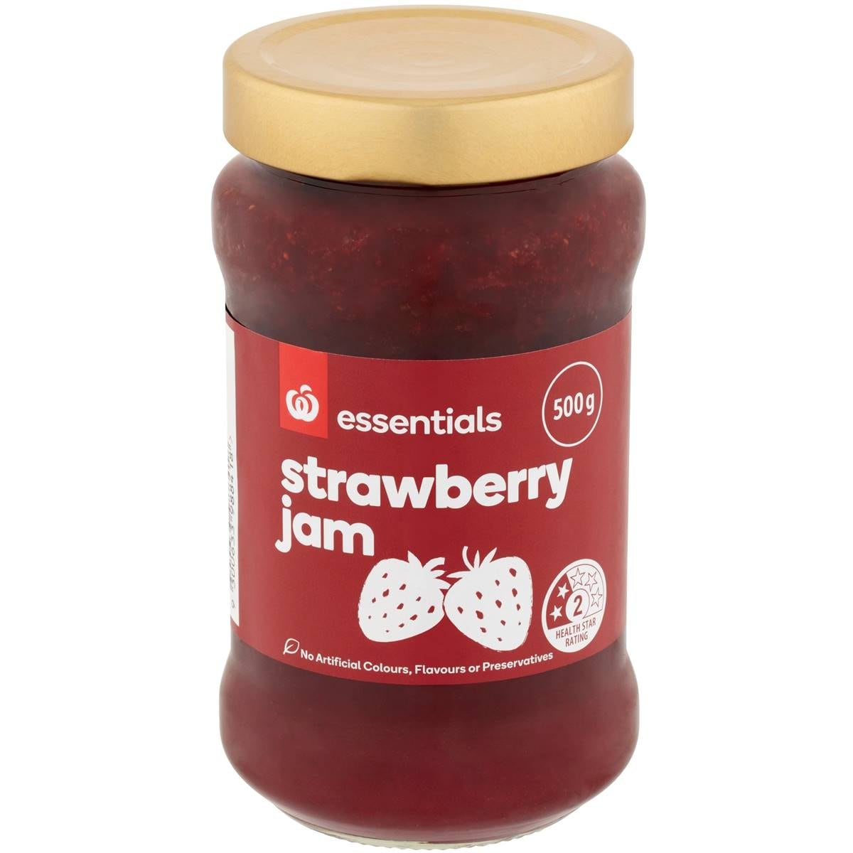 Calories in Essentials Strawberry Jam calcount