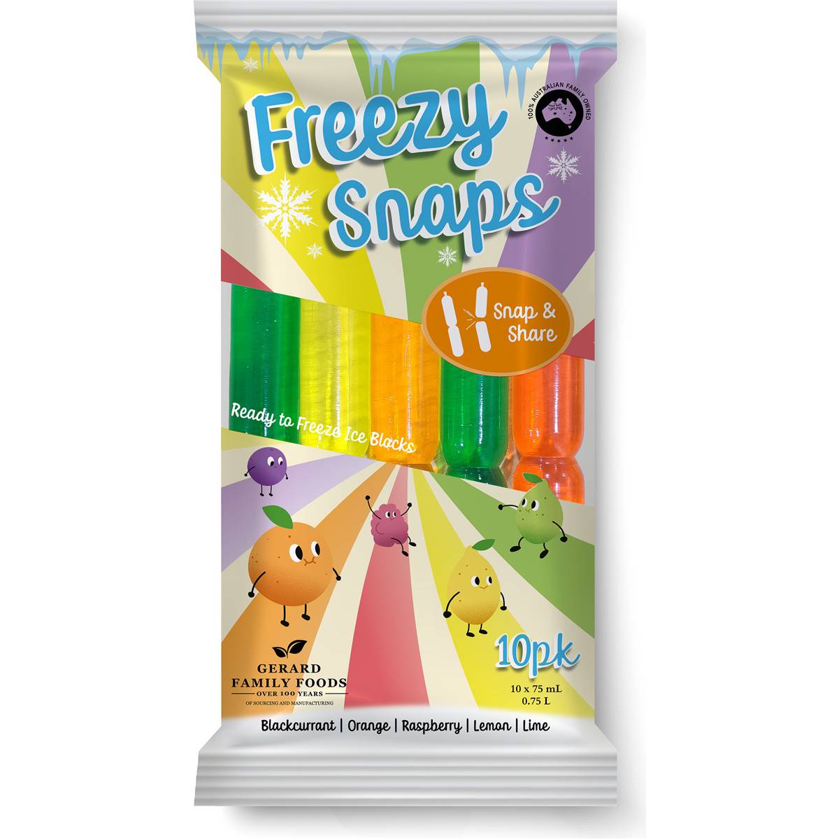 Gerard Family Foods Freezy Snaps