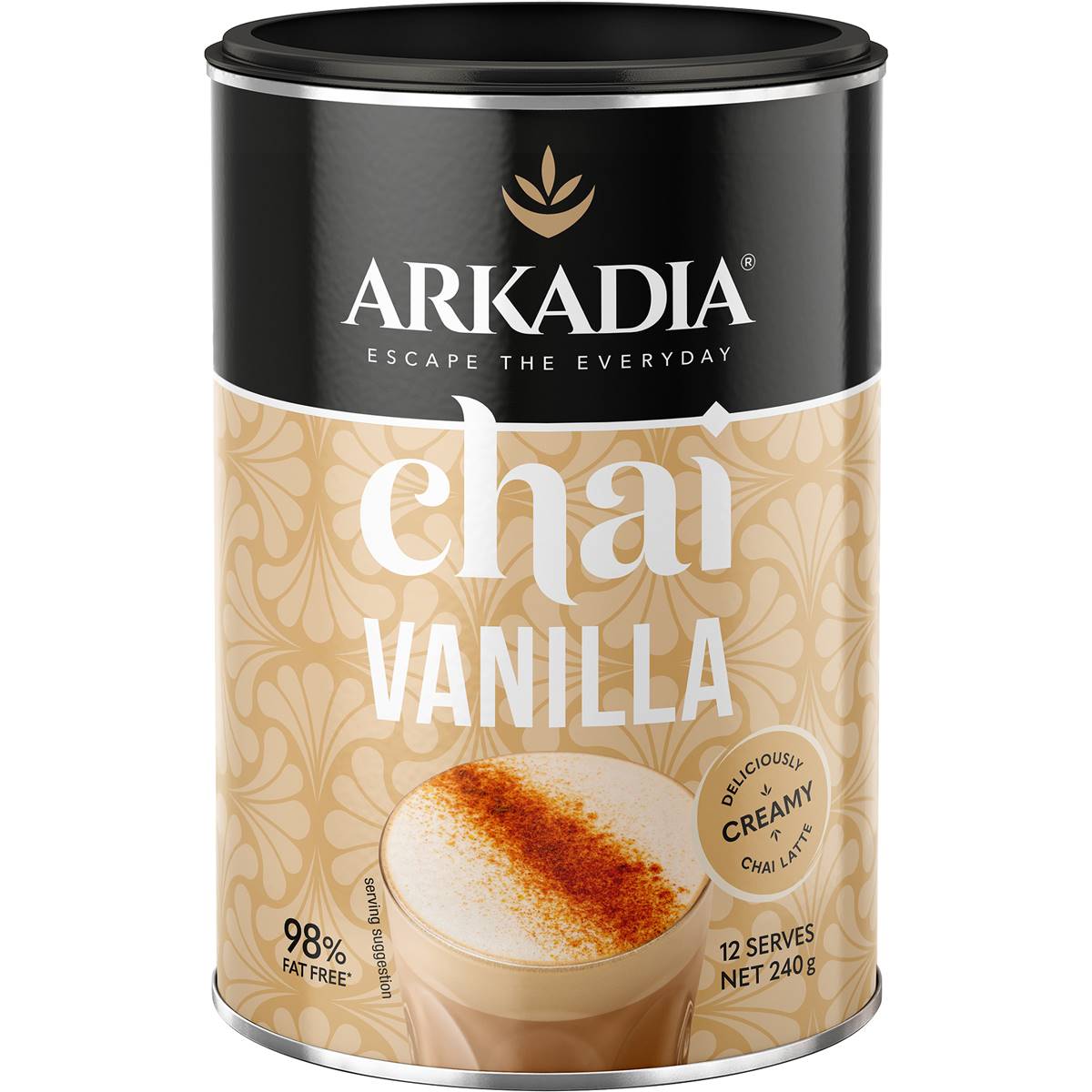 Calories in Arkadia Chai Tea Vanilla calcount