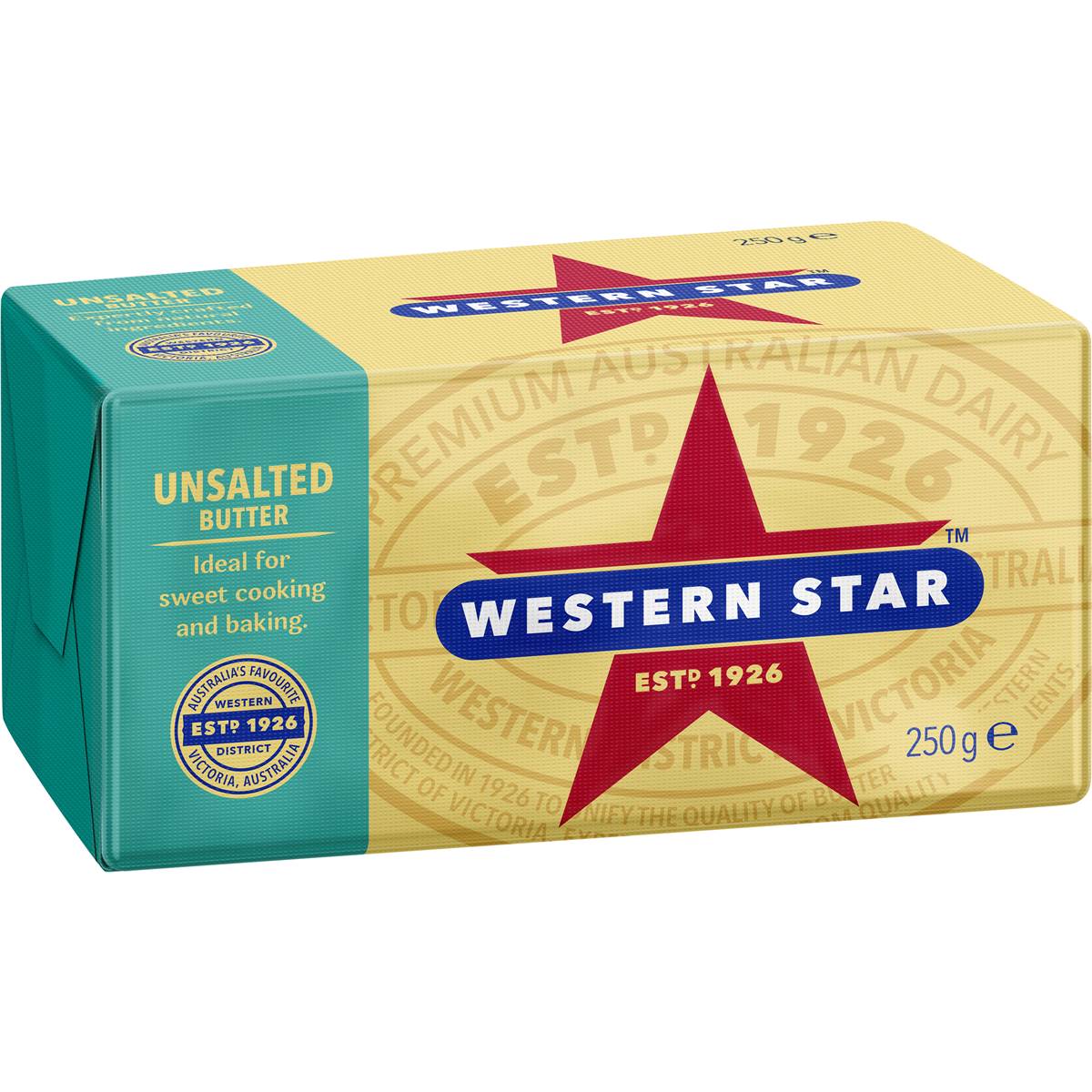 Calories in Western Star Butter Block Unsalted