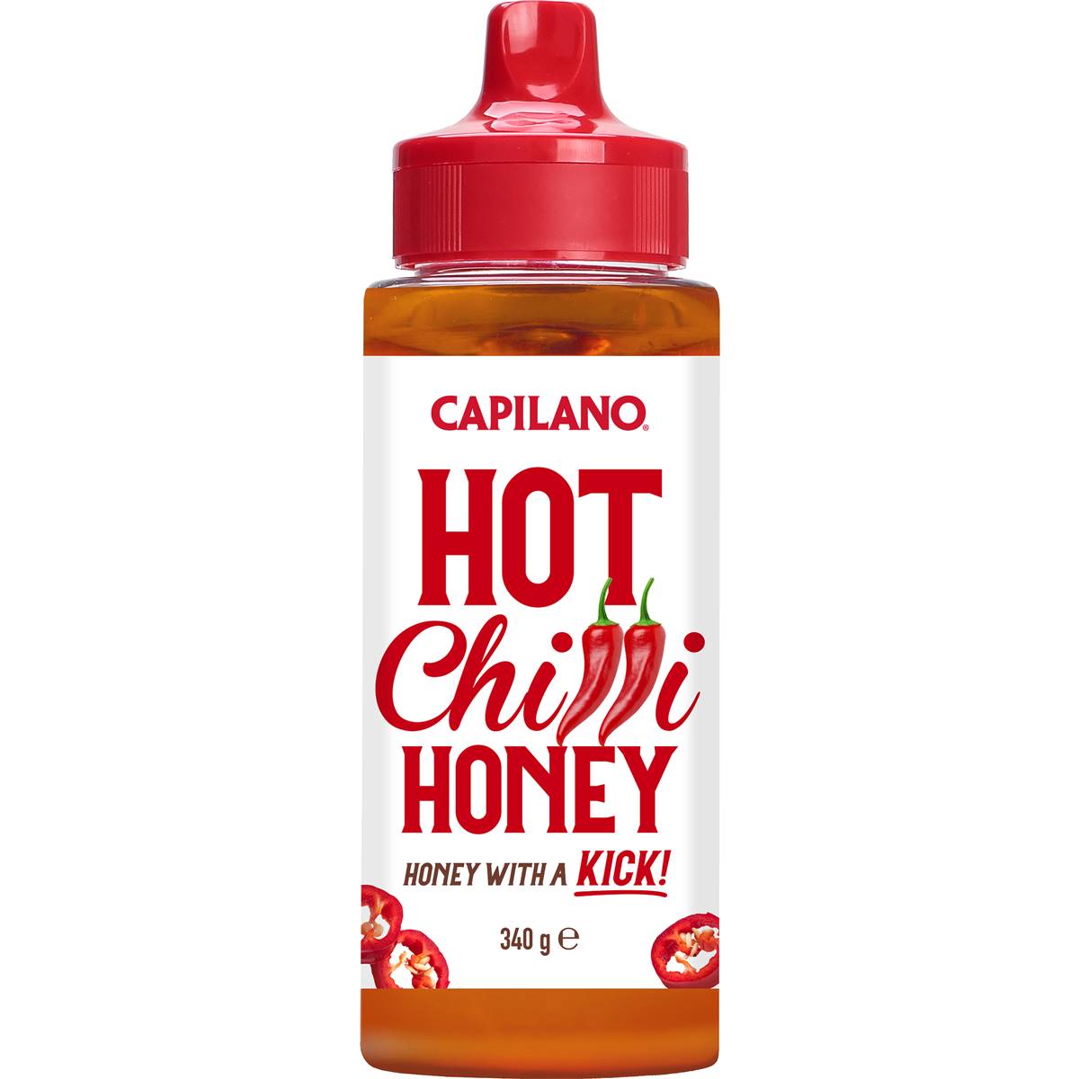 Calories in Capilano Hot Chilli Honey Squeeze Bottle