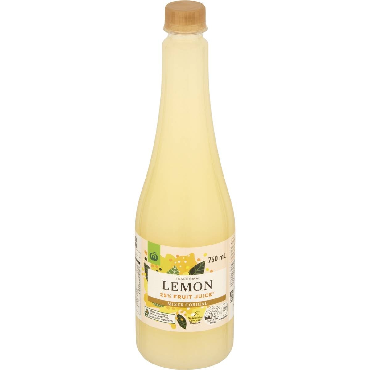 Calories in Woolworths Lemon Mixer Cordial