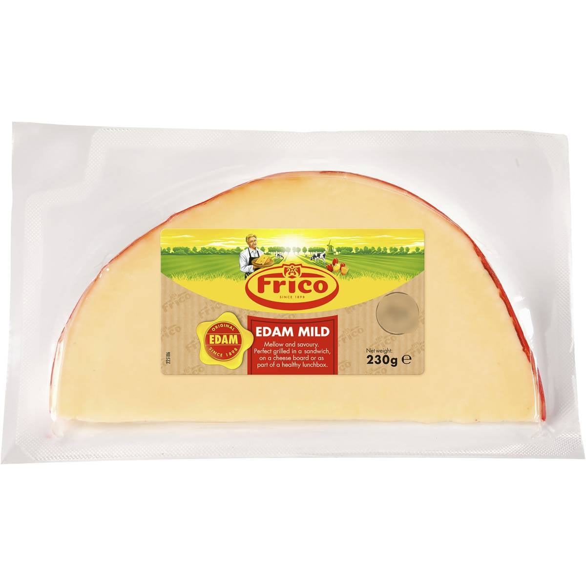 Calories in Frico Mild Edam Cheese Wedge calcount