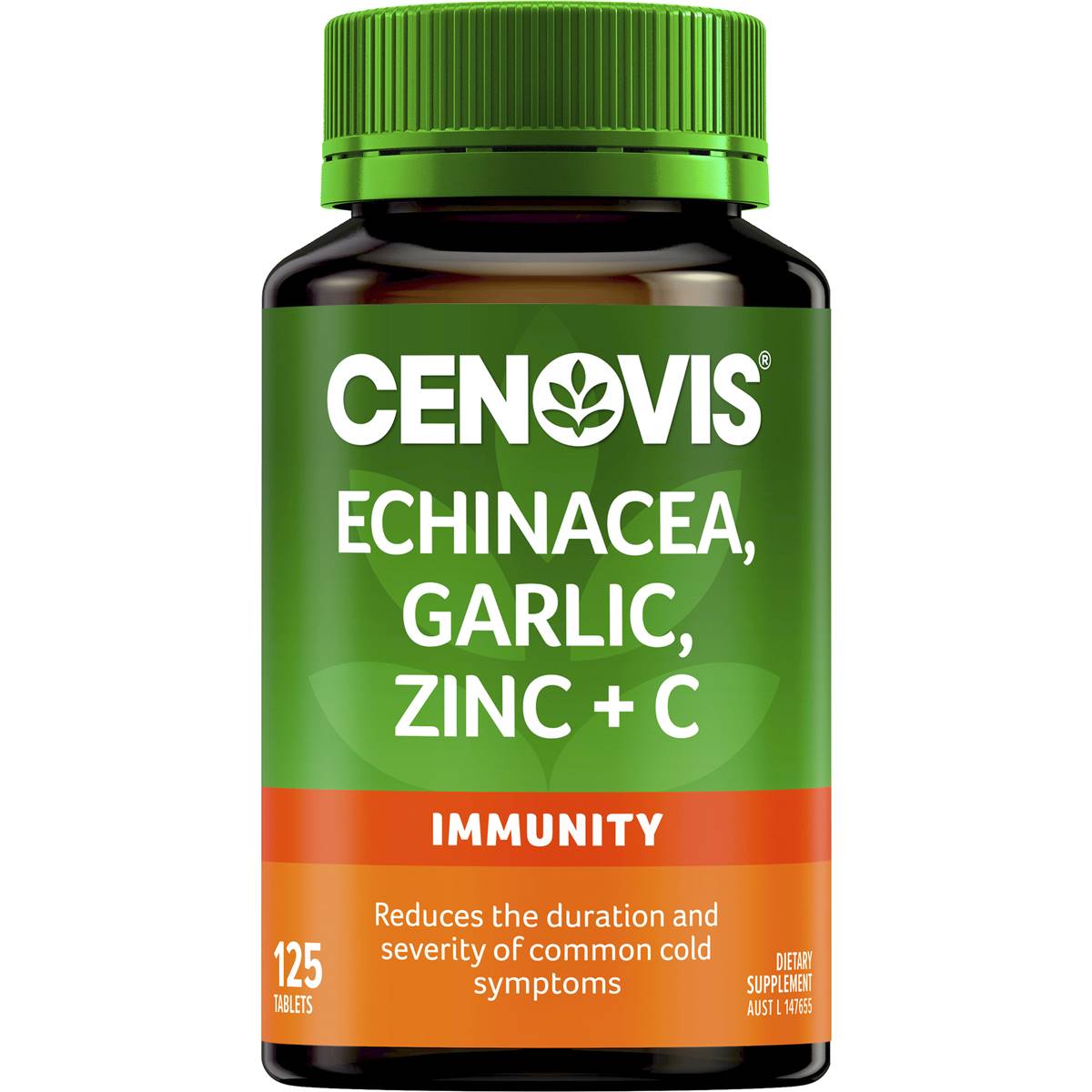 Calories in Cenovis Echinacea Garlic Zinc & Vitamin C For Immune Support