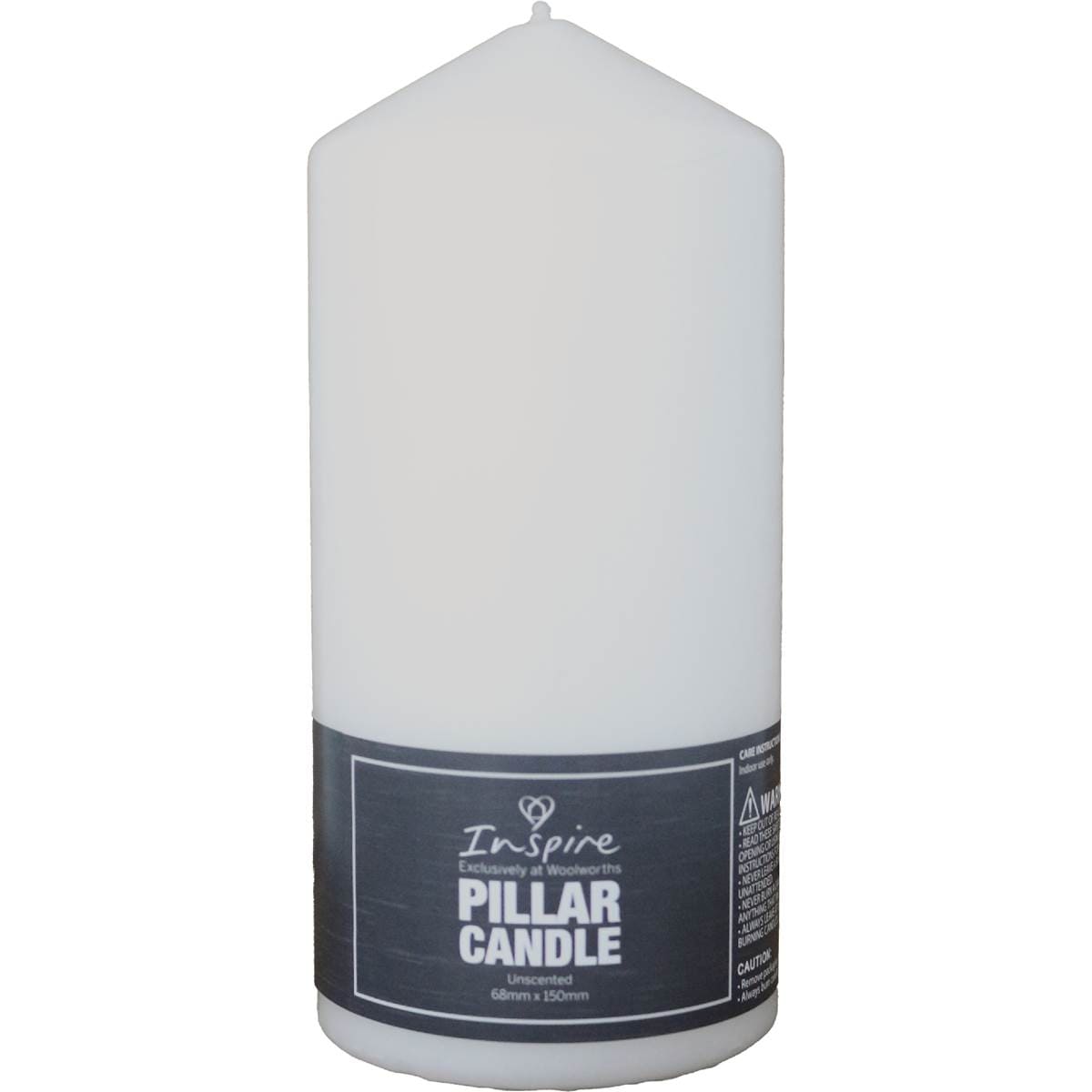 Essentials Candle Pillar 150Mm X 70Mm