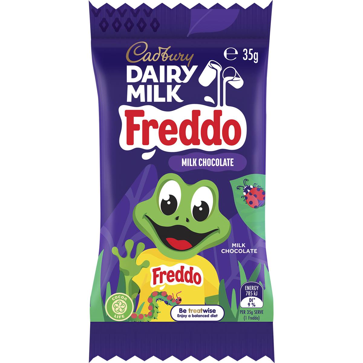 Calories in Cadbury Dairy Milk Freddo Frog calcount