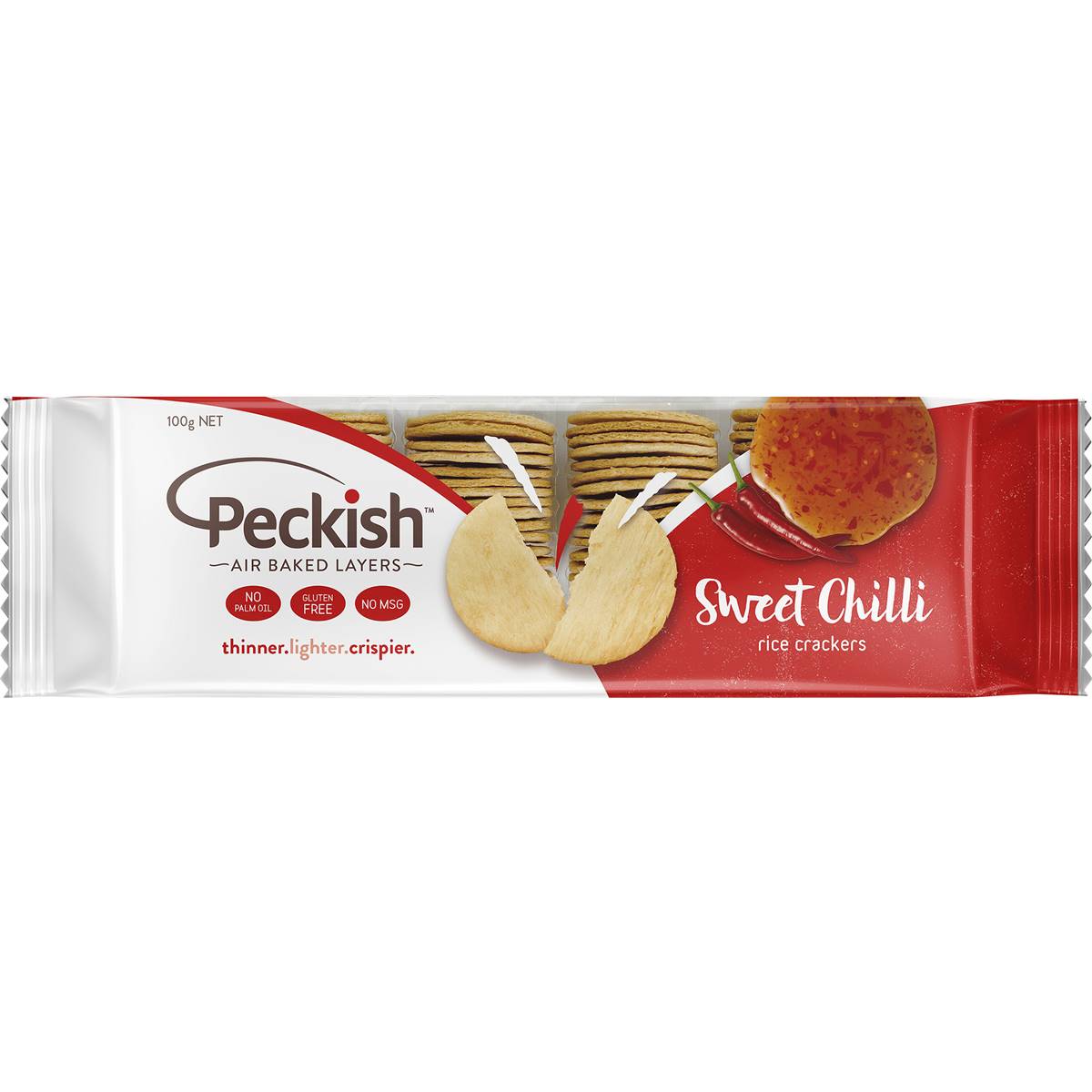 Peckish Thins Rice Crackers Sweet Chilli