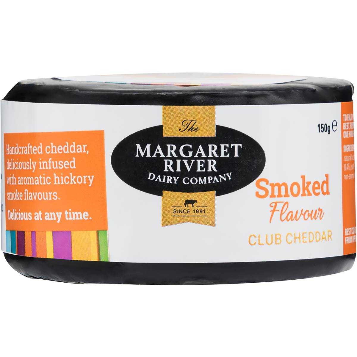 The Margaret River Dairy Company Smoked Flavoured Club Cheddar Cheese