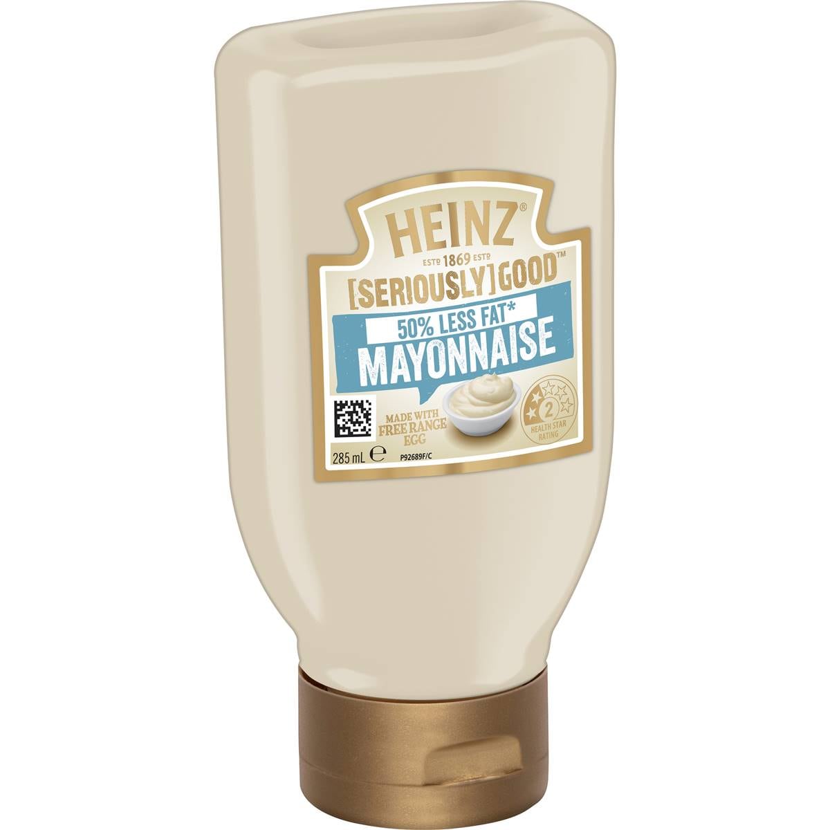 Calories in Heinz Seriously Good Lite Mayonnaise Light Mayo calcount