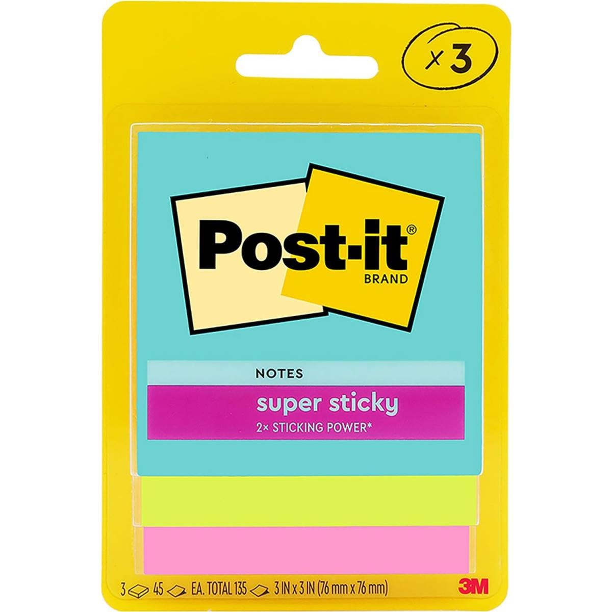 Post-it Super Sticky Jewel Pop Pad