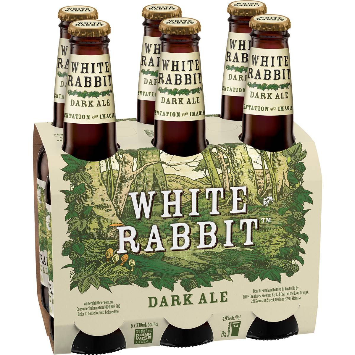 Calories in White Rabbit Dark Ale Bottles