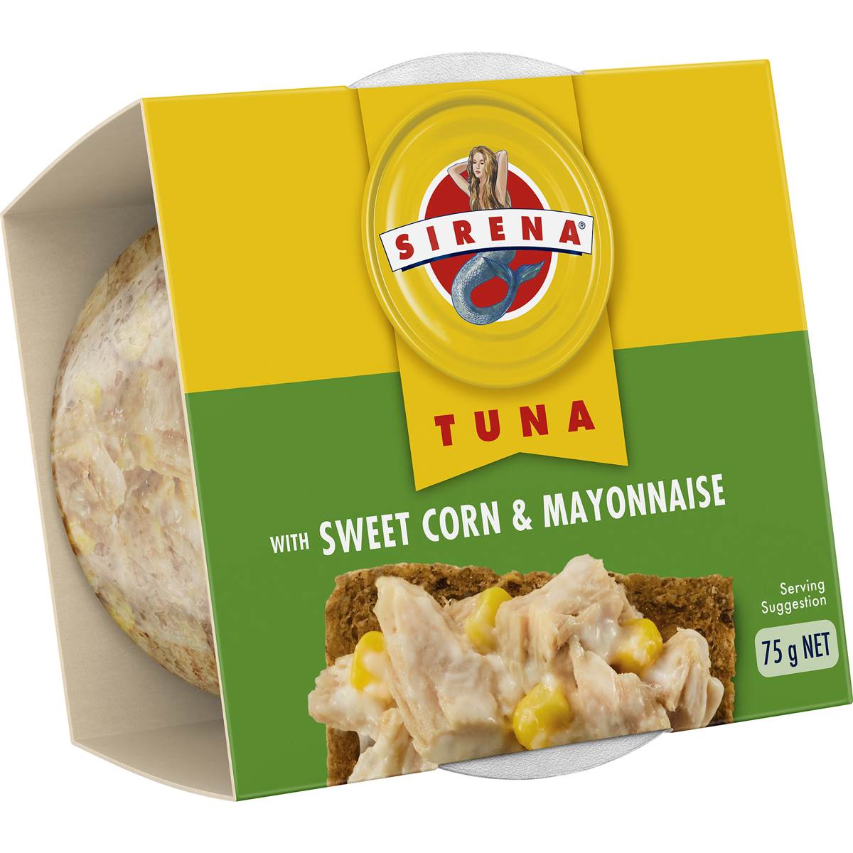 Calories in Sirena Snacking Tuna Mayo & Sweet Corn calcount