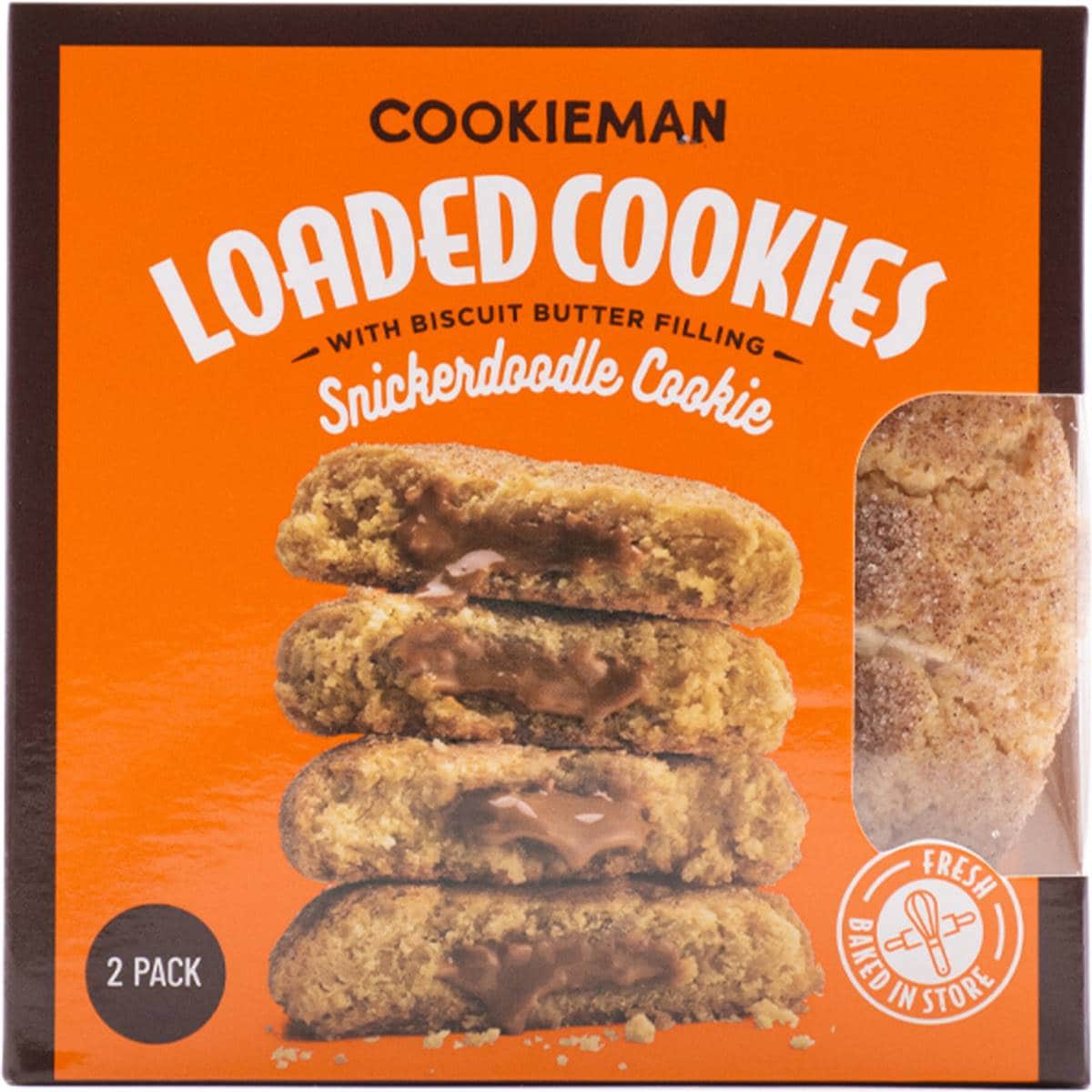 Cookieman Loaded Snickerdoodle Cookies