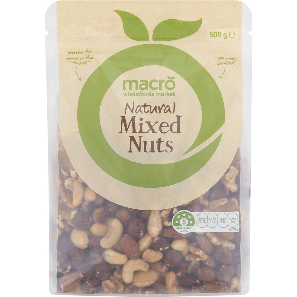 Calories in Macro Natural Raw Nuts Mix calcount