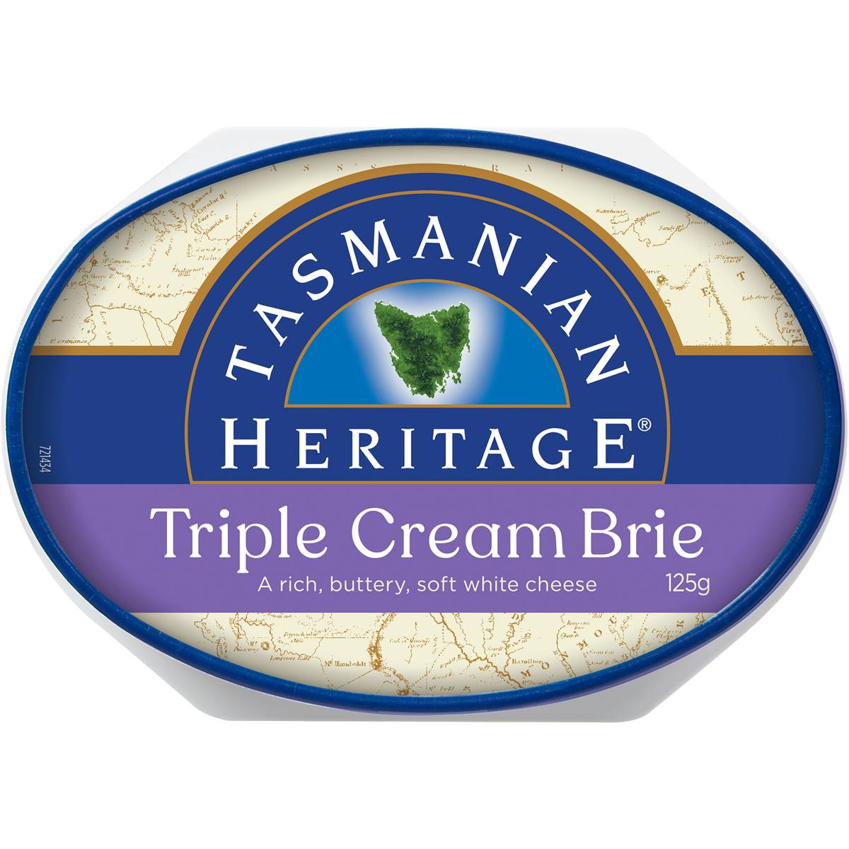 Calories in Tasmanian Heritage Triple Cream Oval Cheese calcount