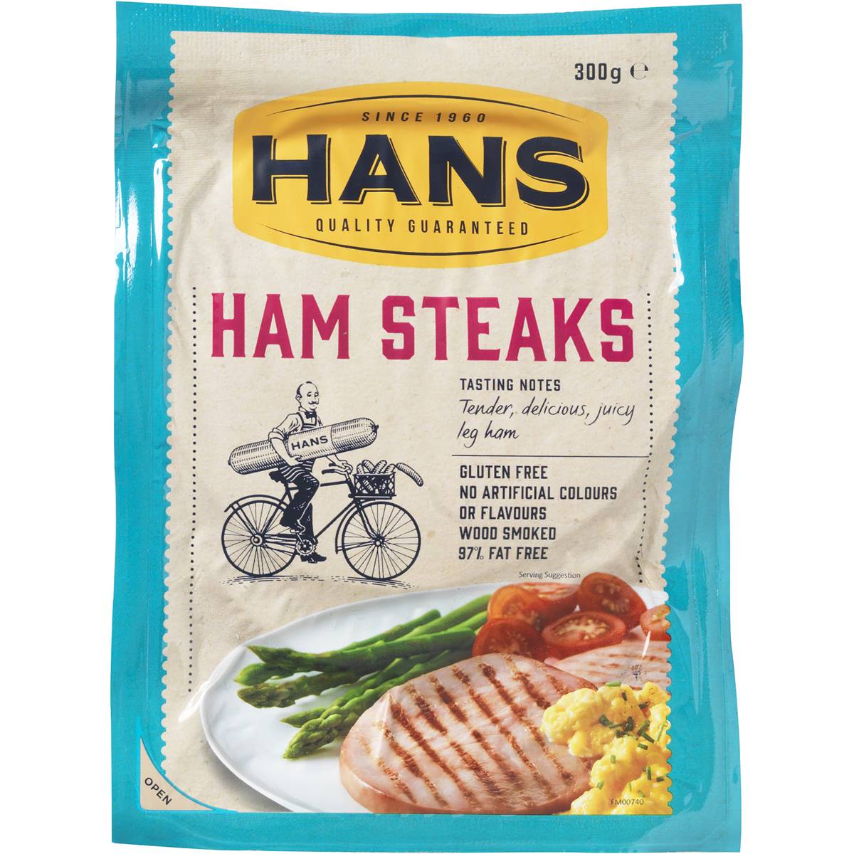 Calories in Hans Pork Ham Steaks calcount