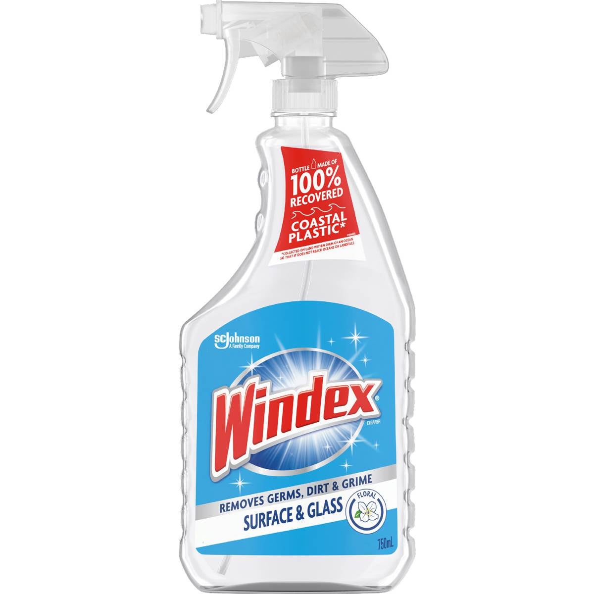 Windex Surface & Glass Multi-Purpose Cleaner Floral 750mL