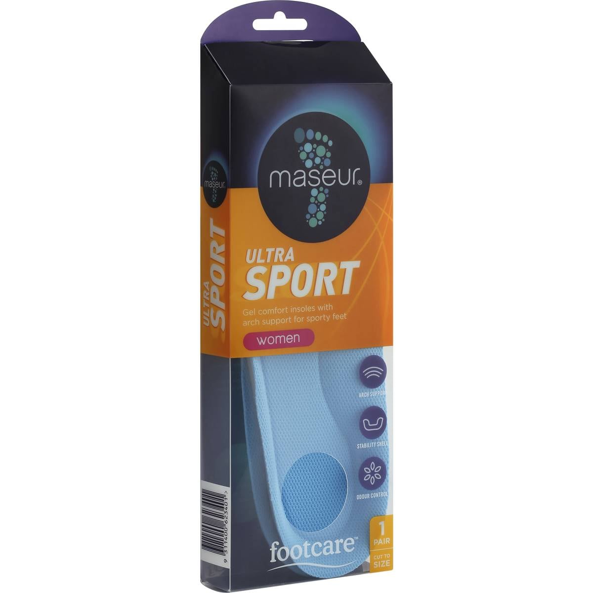 Maseur Footcare Ultra Sport Women Insole Pair each