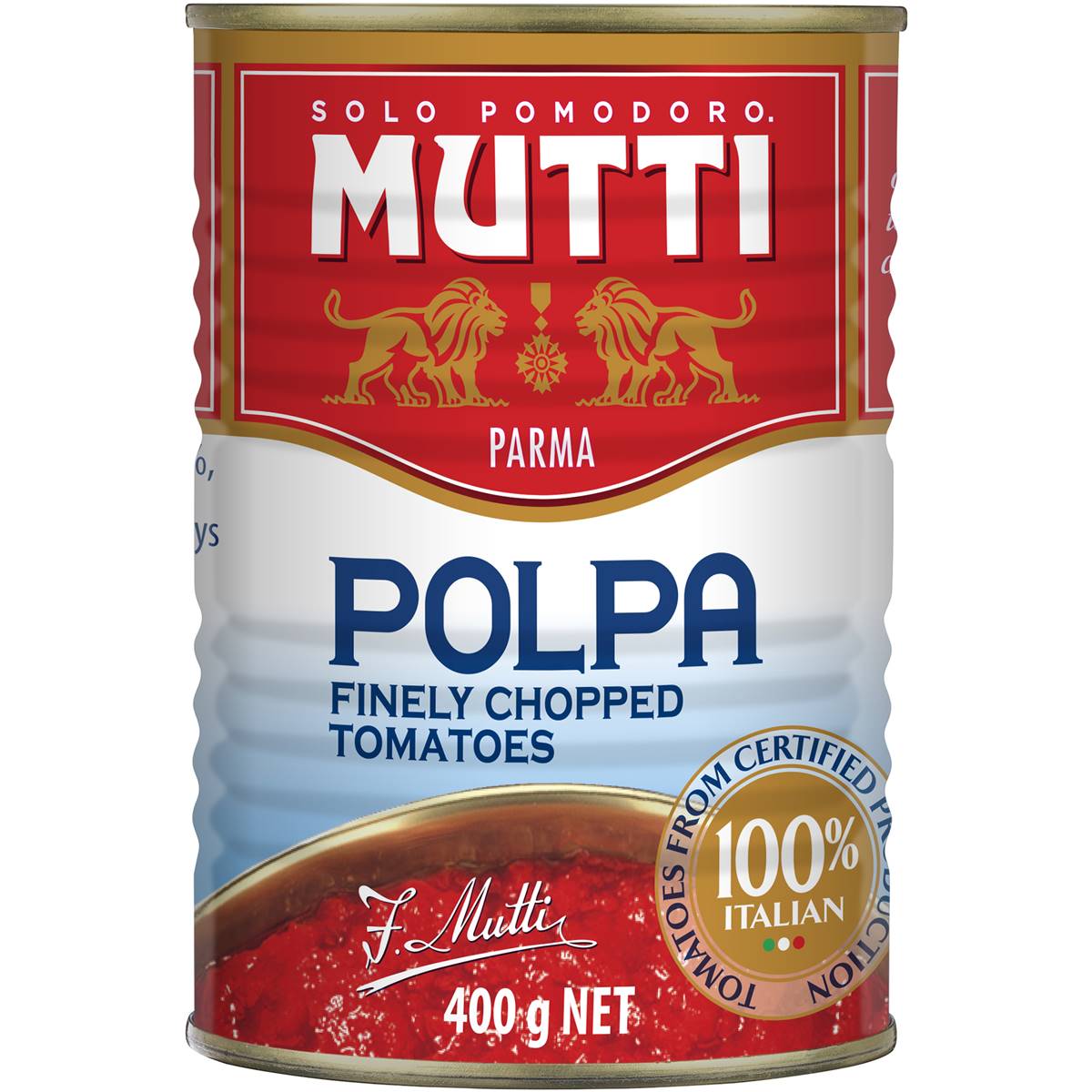 26 calories in Mutti Finely Chopped Tomatoes (100g) calcount