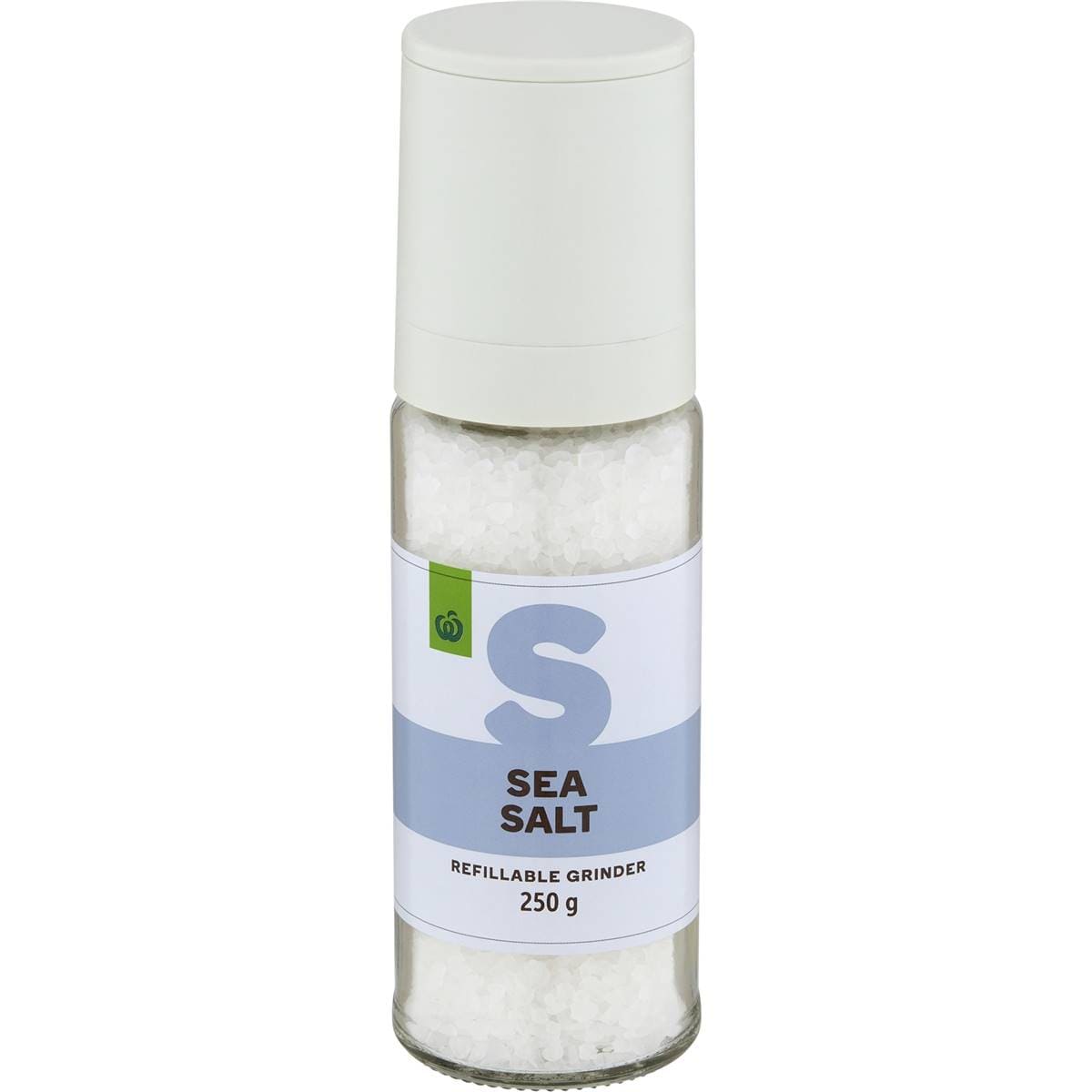 Woolworths Sea Salt Refillable Grinder