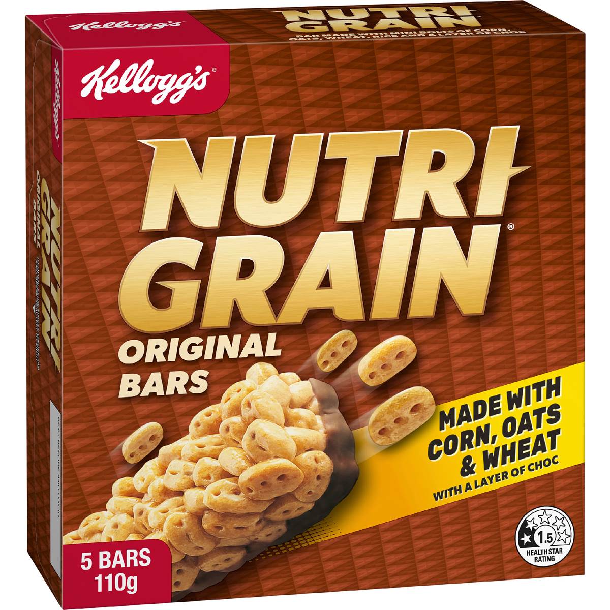 Kellogg's Nutri Grain Bars Original 5 pack