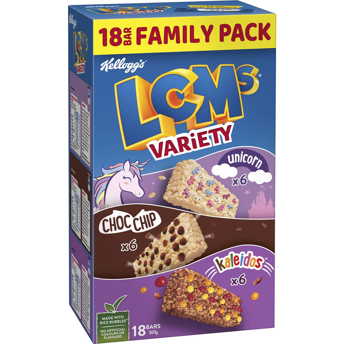 Calories in Kellogg's Lcm's Variety Pack calcount