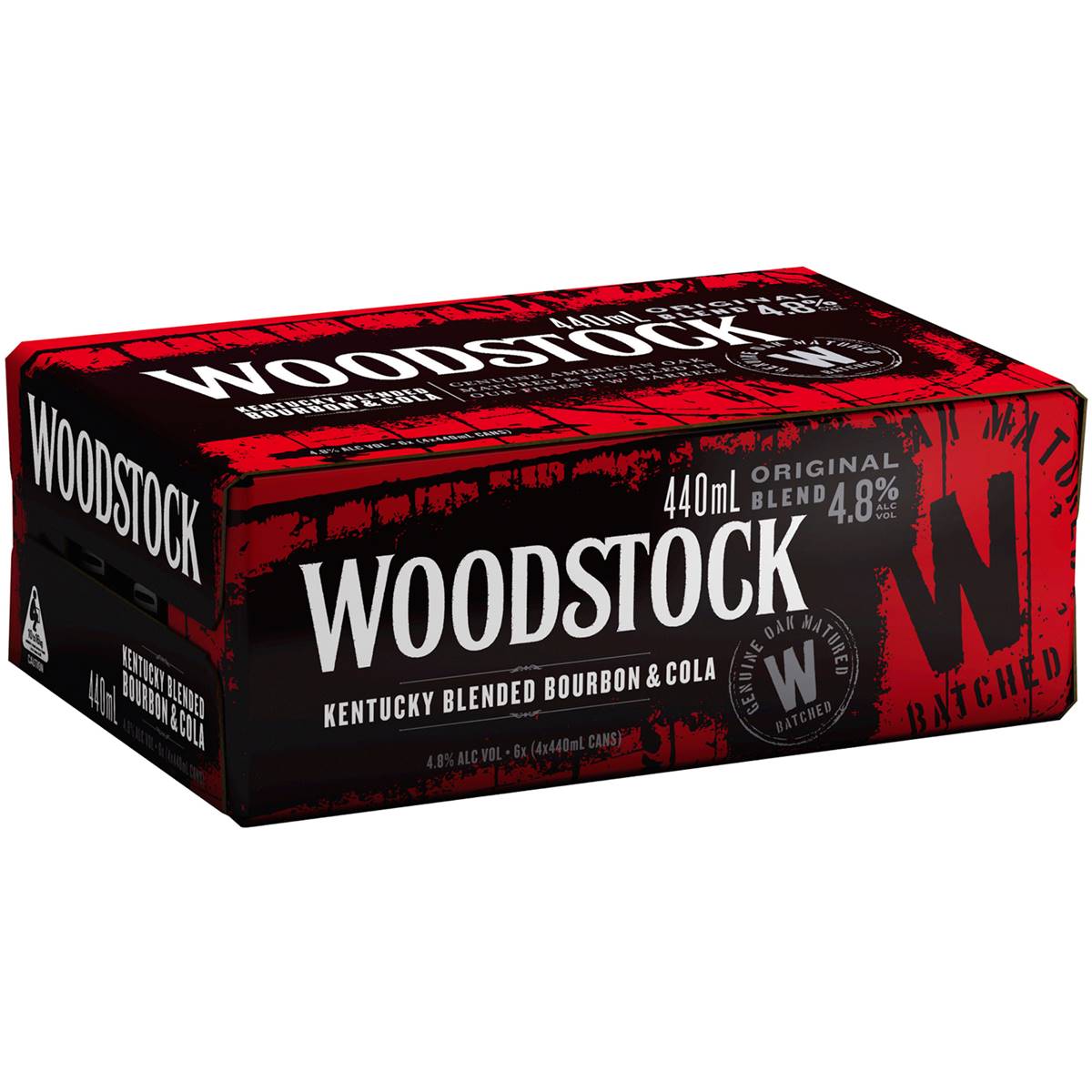 Calories in Woodstock Bourbon & Cola Cans