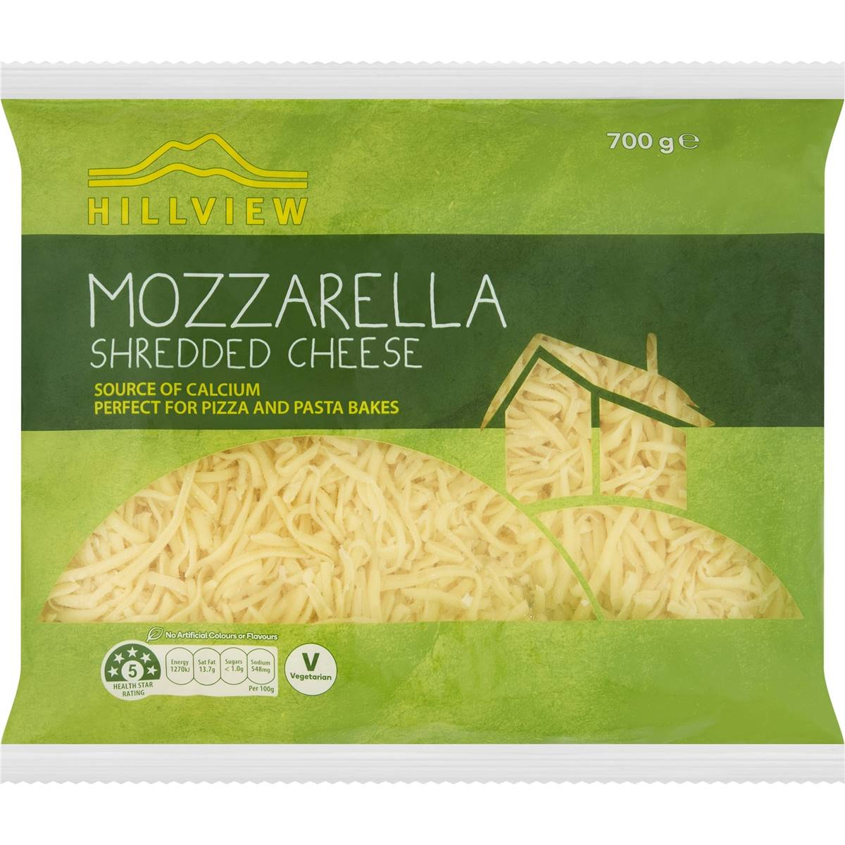 Hillview Mozzarella Shredded Cheese