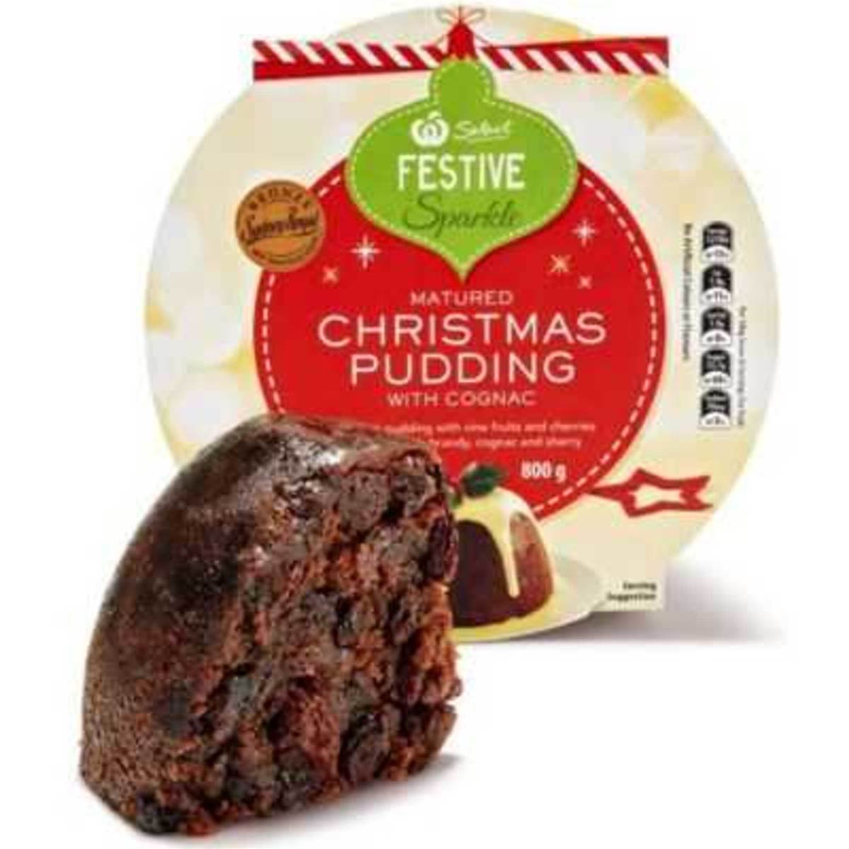 Woolworths Select Matured Christmas Pudding With Cognac 800g Woolworths