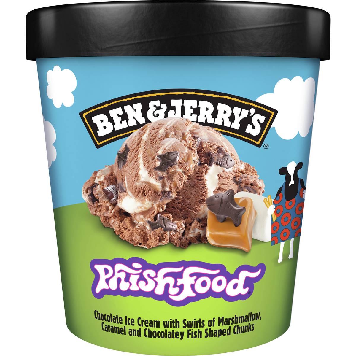 Calories in Ben & Jerry's Phish Food Chocolate Ice Cream