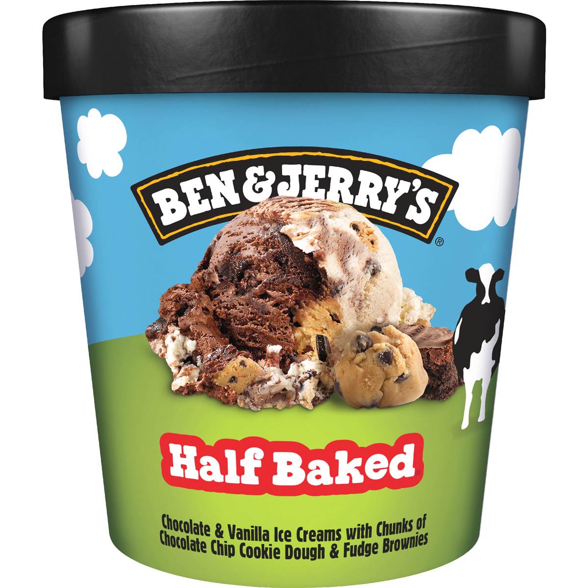 Ben & Jerry's Half Baked Ice Cream Tub 458mL