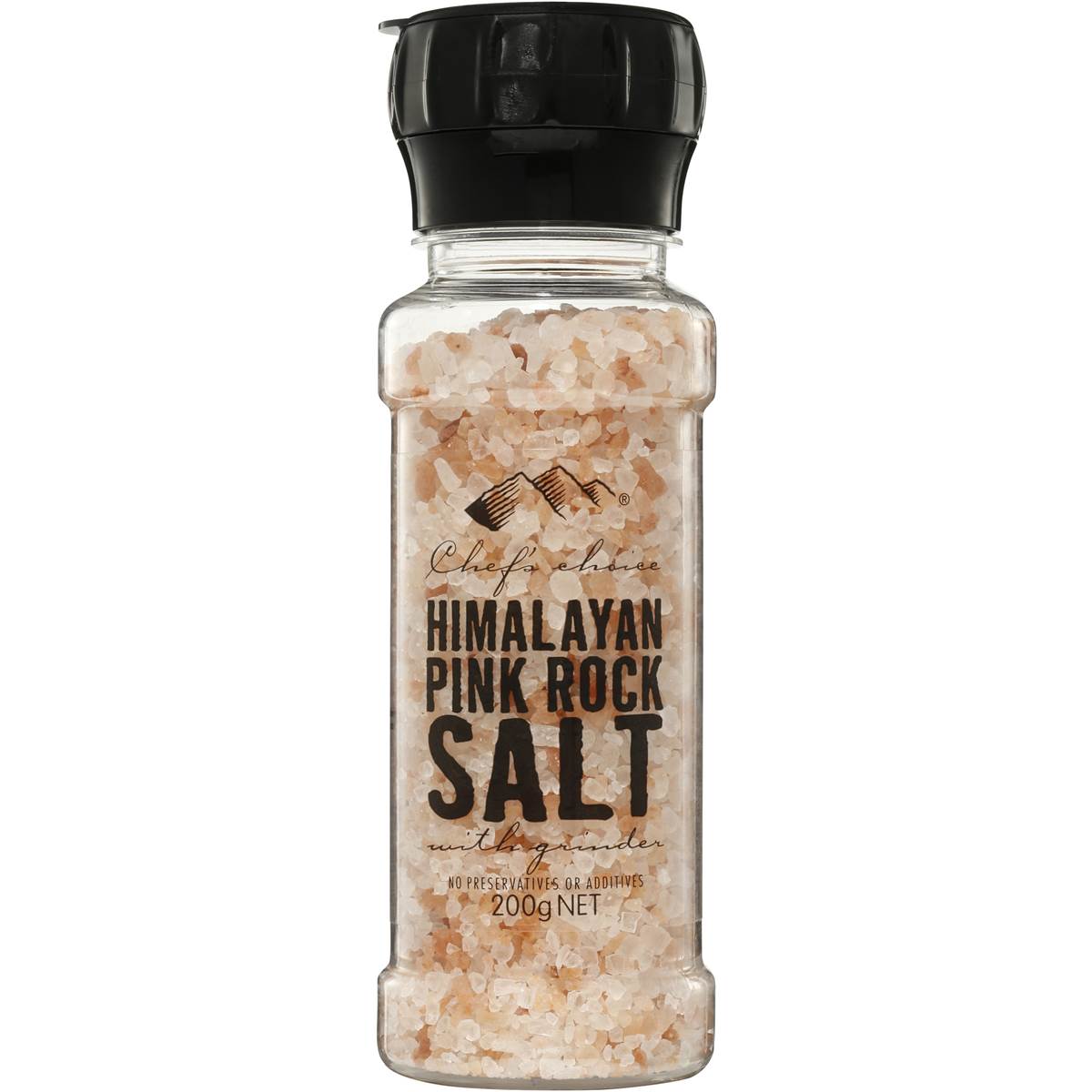 Calories in Chef's Choice Himalayan Pink Rock Salt Grinder