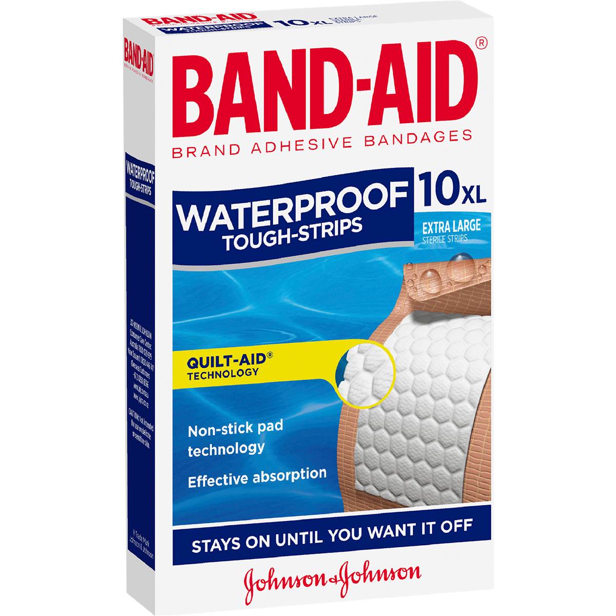 Band-Aid Waterproof Tough Strips Extra Large 10 pack