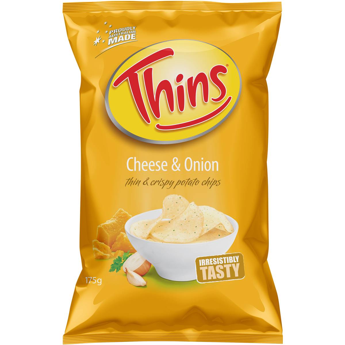 Calories in Thins Cheese & Onion Chips