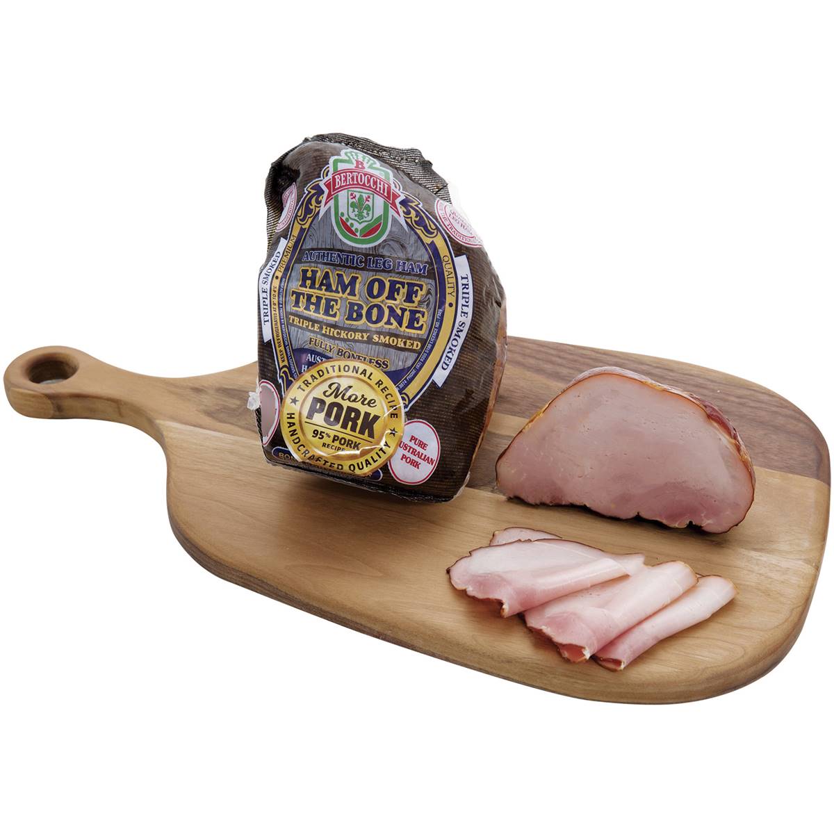 Calories in Bertocchi Authentic Leg Ham Triple Smoked calcount