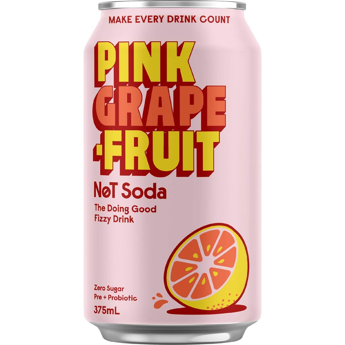 Lo Bros Not Soda Fizzy Drink Grapefruit Zero Sugar